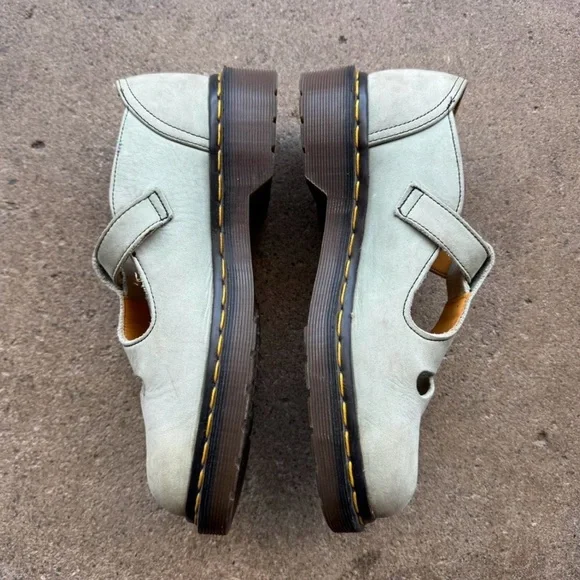 Dr. Martens Light Gray Mary Jane Flats - Picture 3 of 3